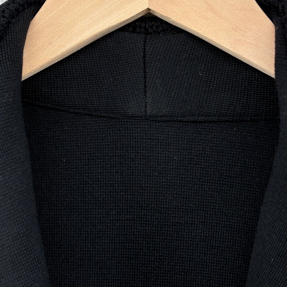 JAN & CARLOS Blazer 40 Merino Wool Stretch Two Button Jacket Black Italy VTG - Picture 8 of 16